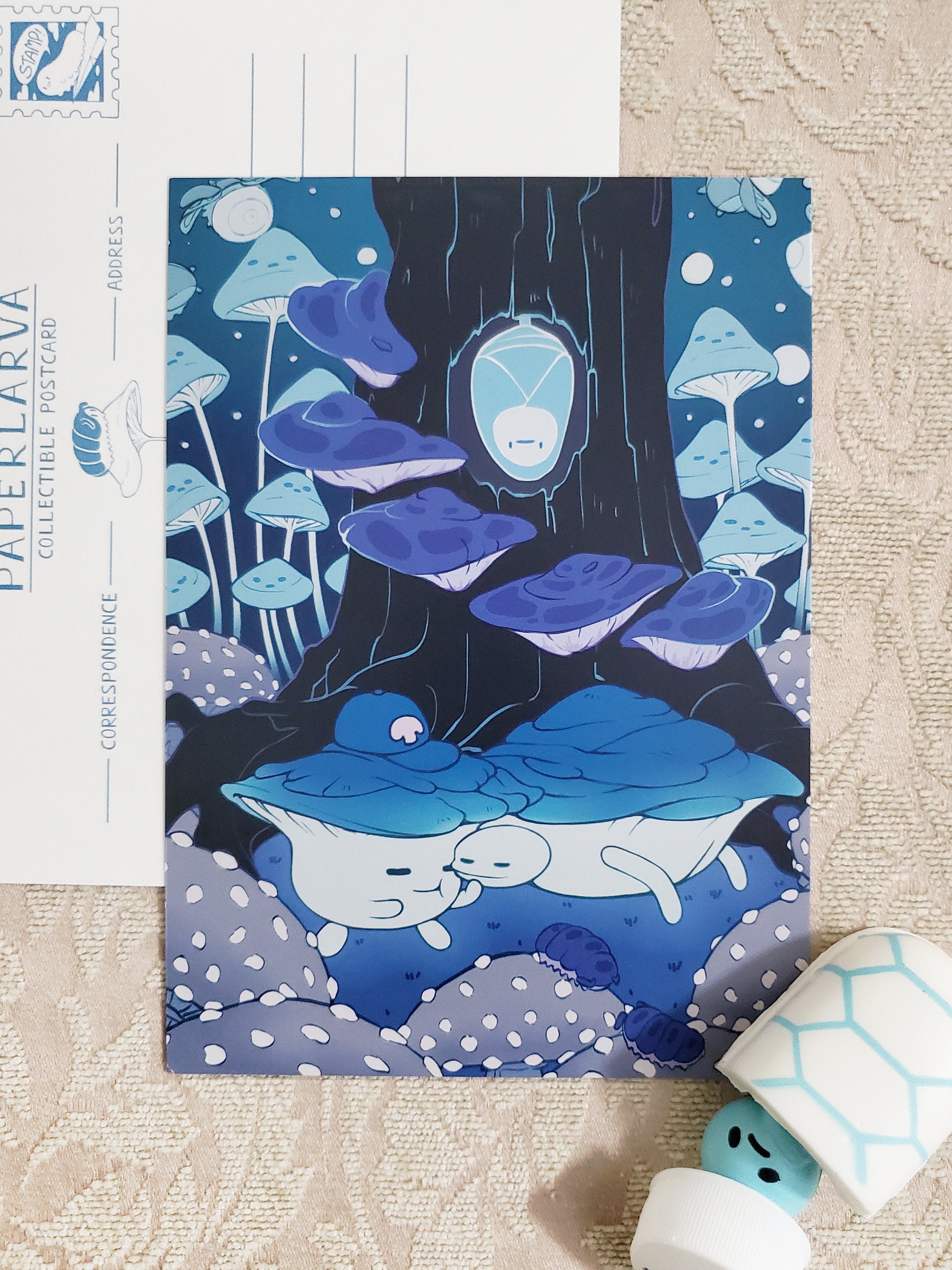 PAPER LARVA Art Postcard Set