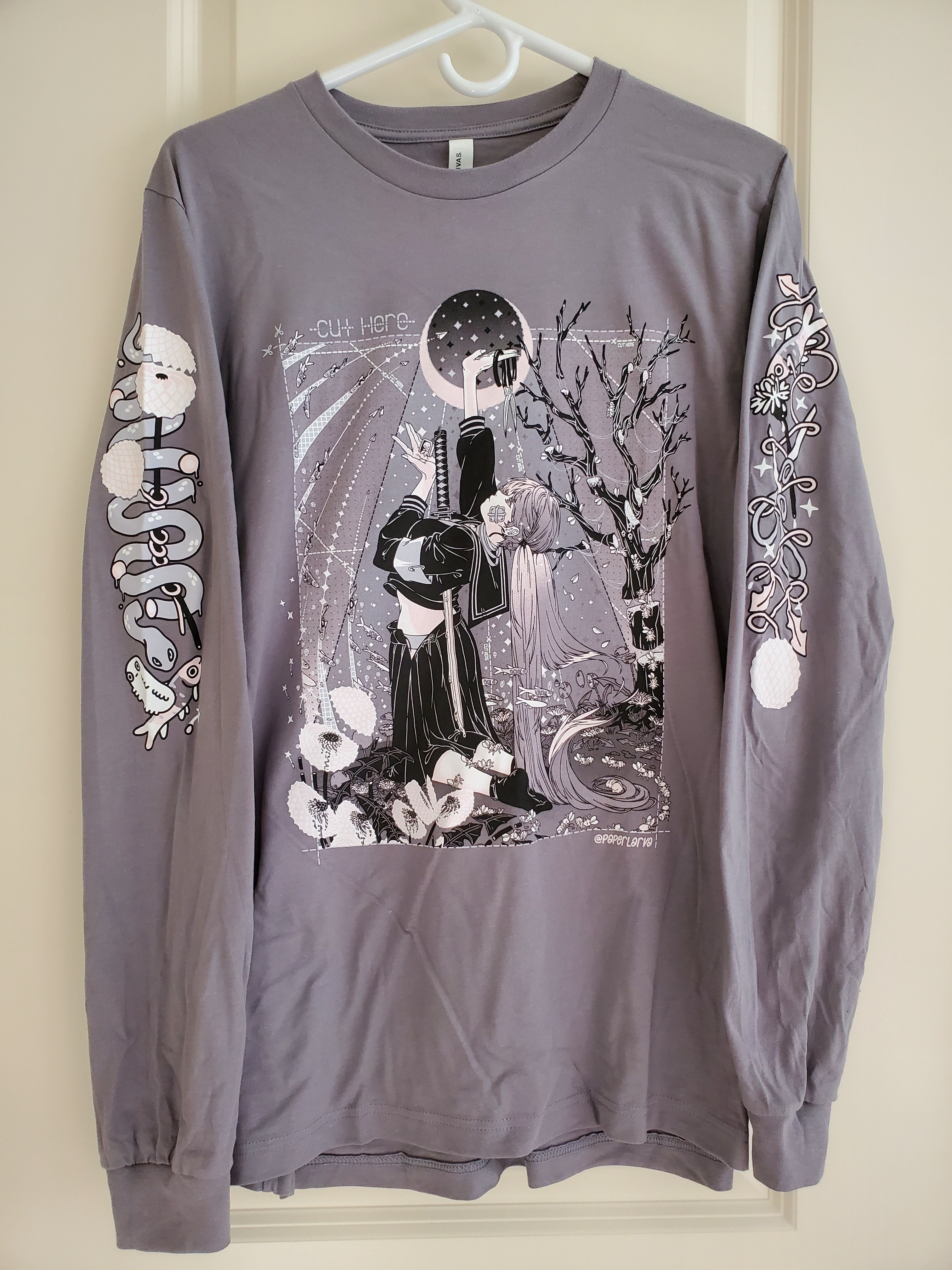 CUT HERE Long Sleeve Tee ALT COLOR