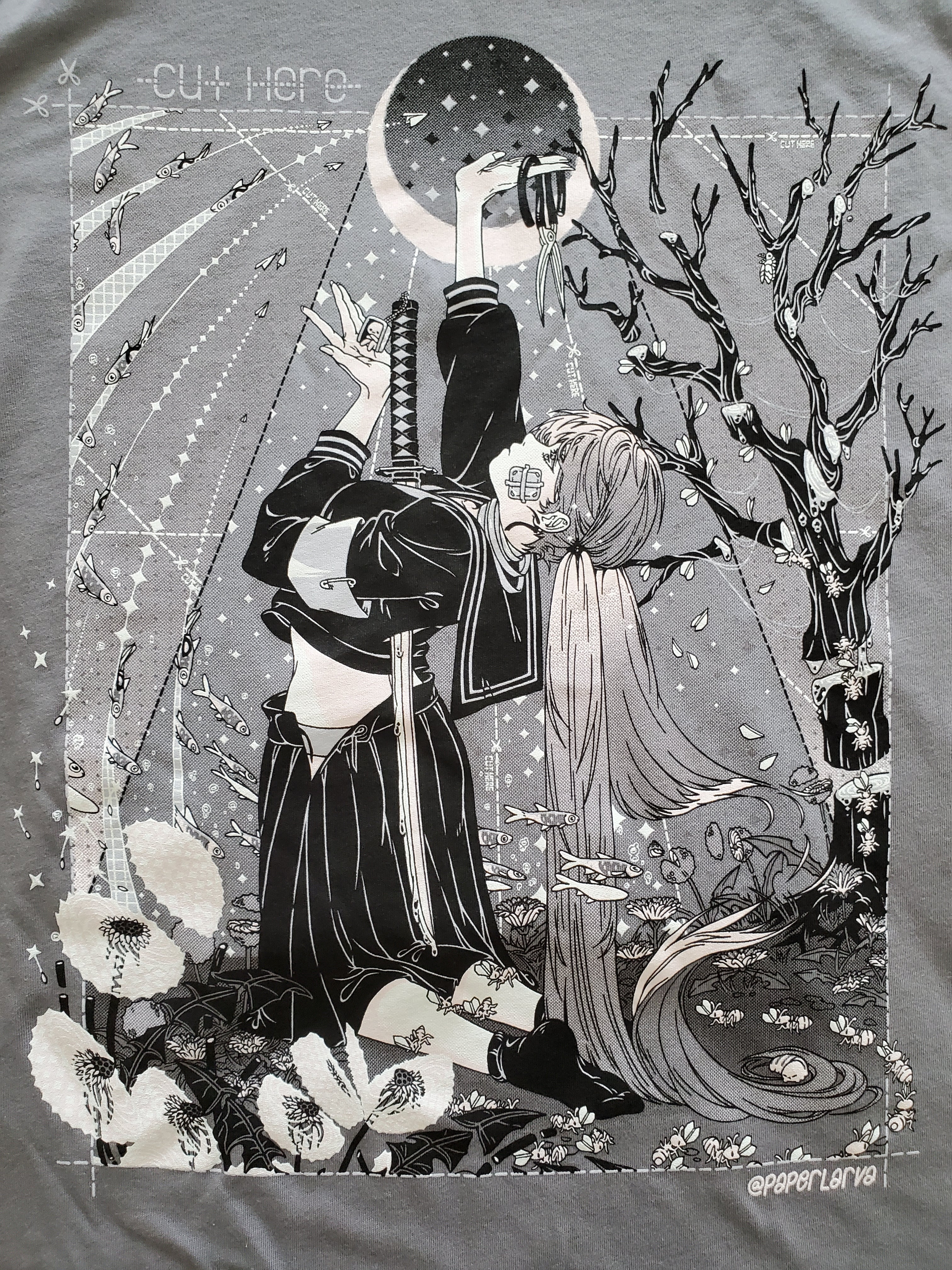 CUT HERE Short Sleeve Tee ALT COLOR