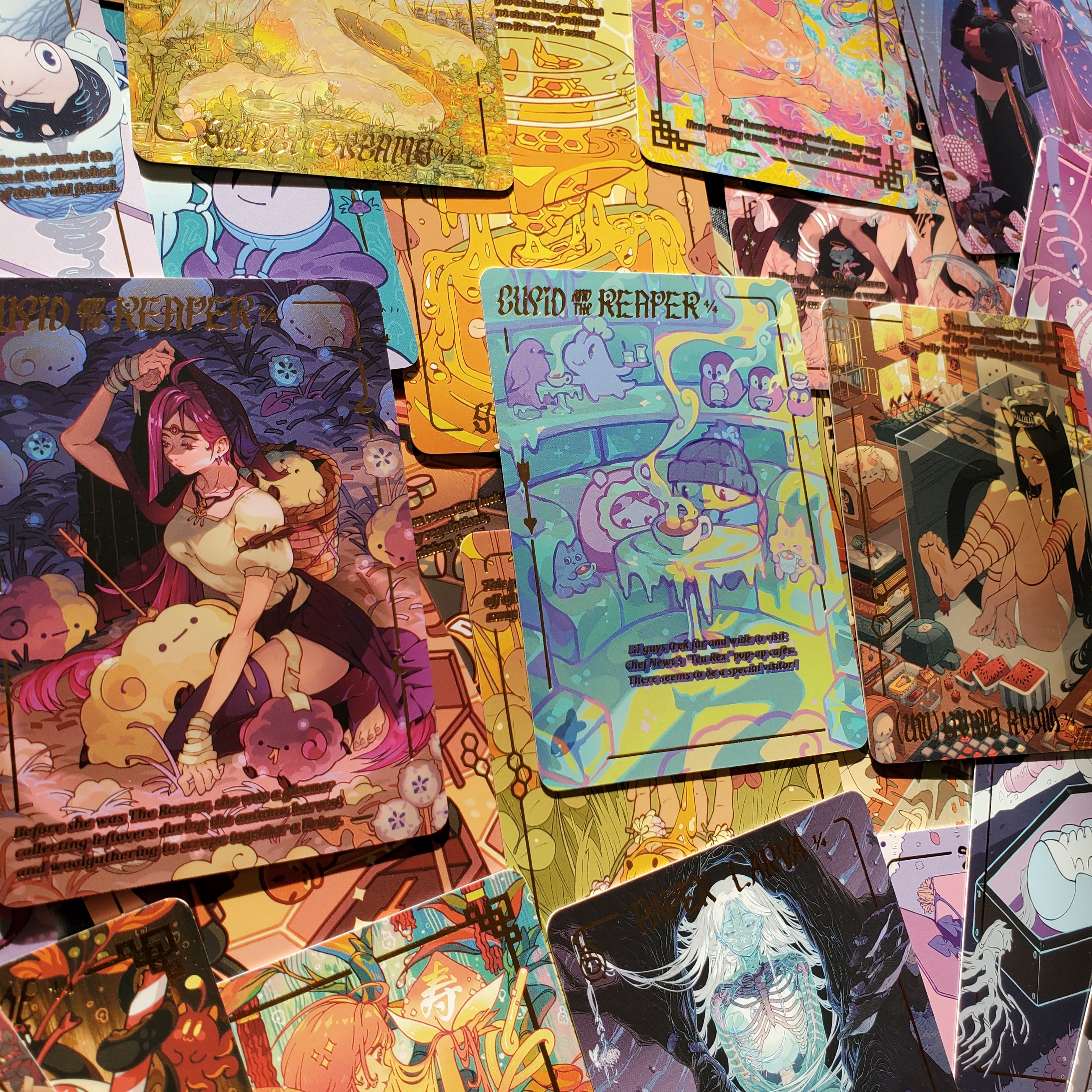 PAPERLARVA COLLECTIBLE ART CARDS. Series One. Alpha Edition.