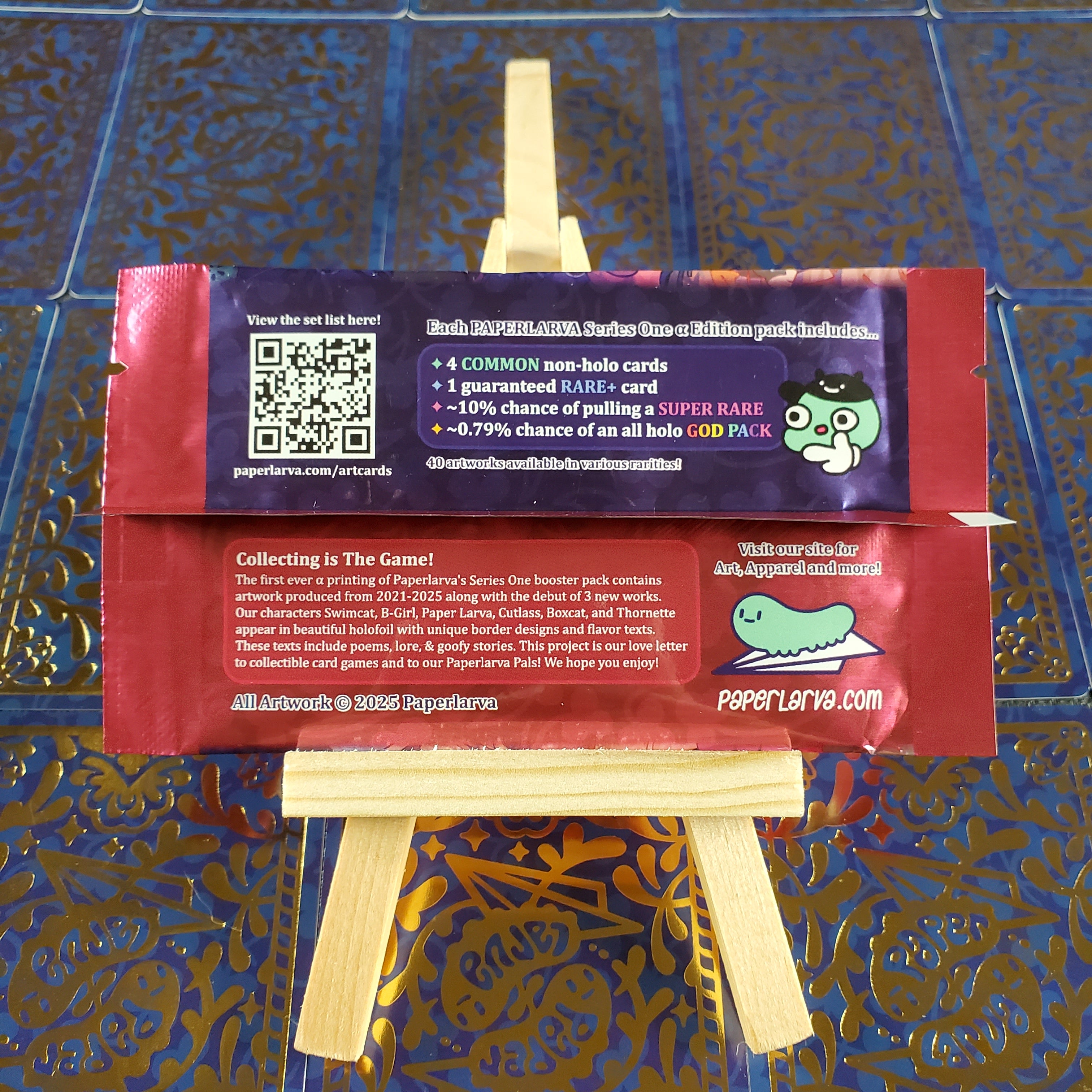 PAPERLARVA COLLECTIBLE ART CARDS. Series One. Alpha Edition.