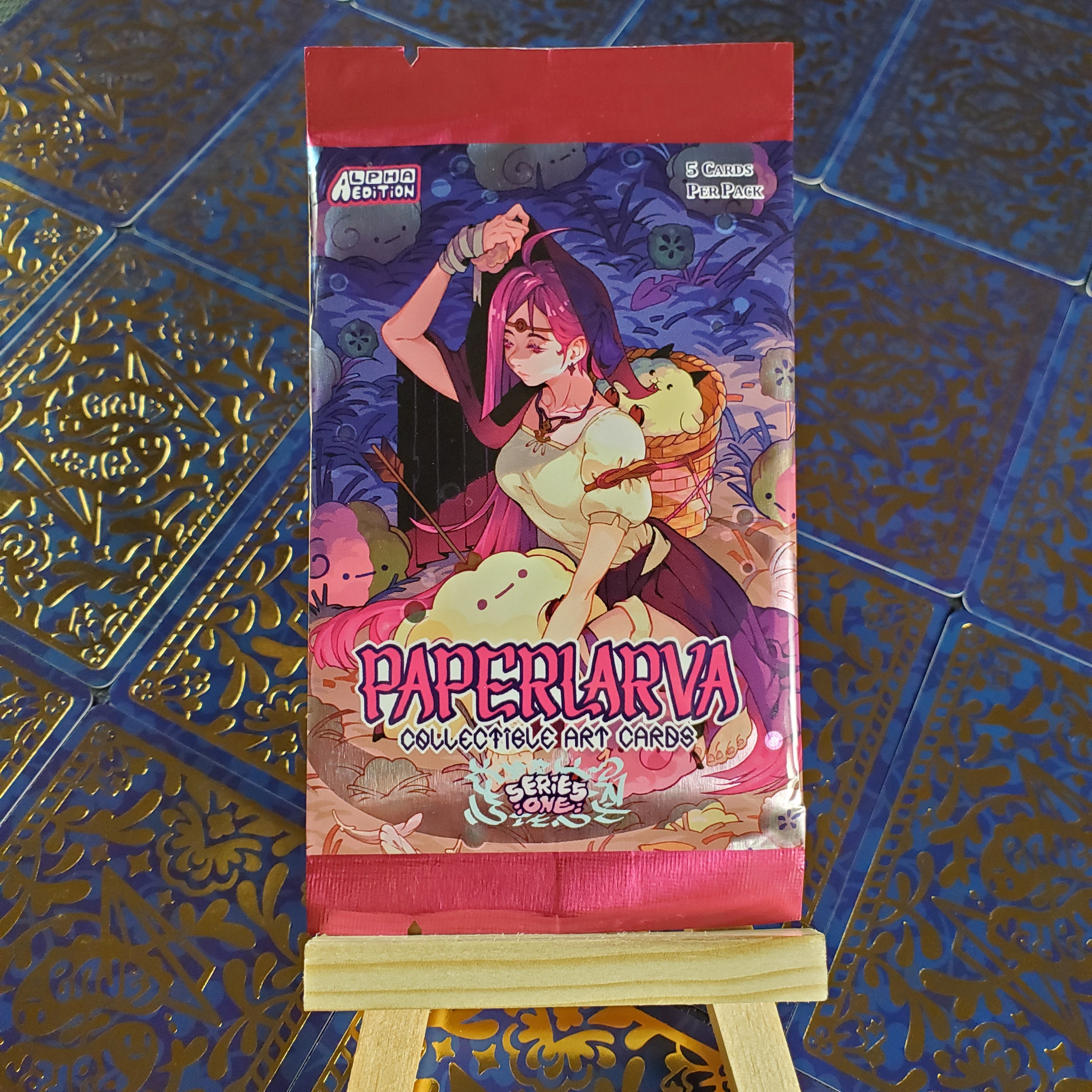 PAPERLARVA COLLECTIBLE ART CARDS. Series One. Alpha Edition.