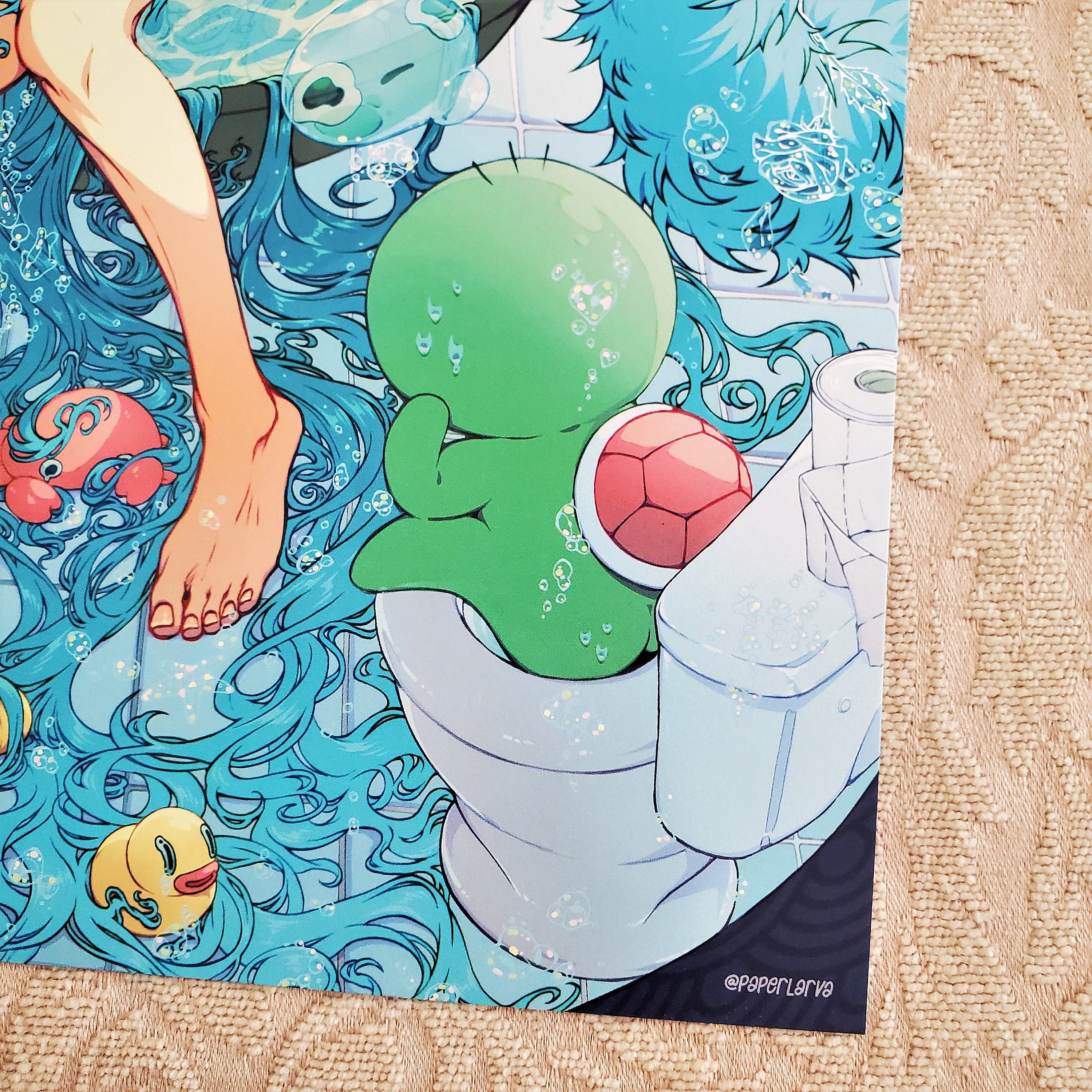 SEA DIPPER Art Print