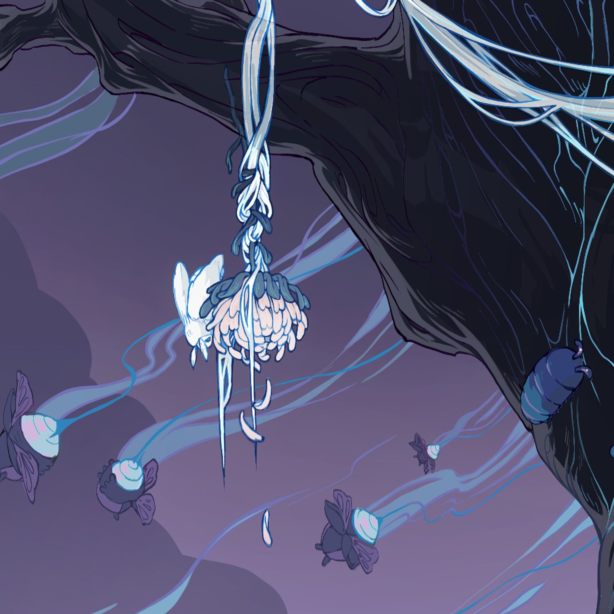 PAPER LARVA Art Print