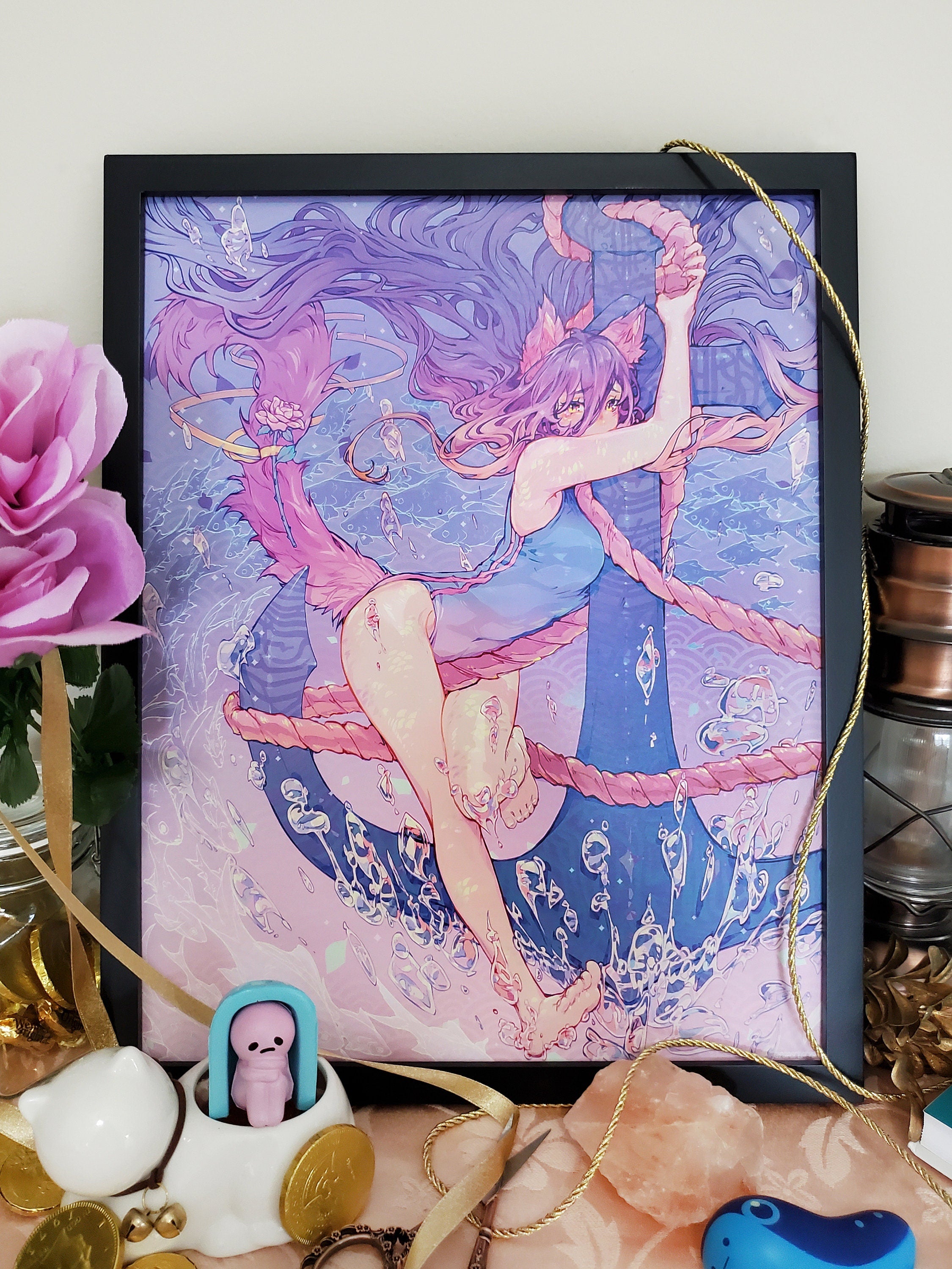 SINK OR SWIM Art Print