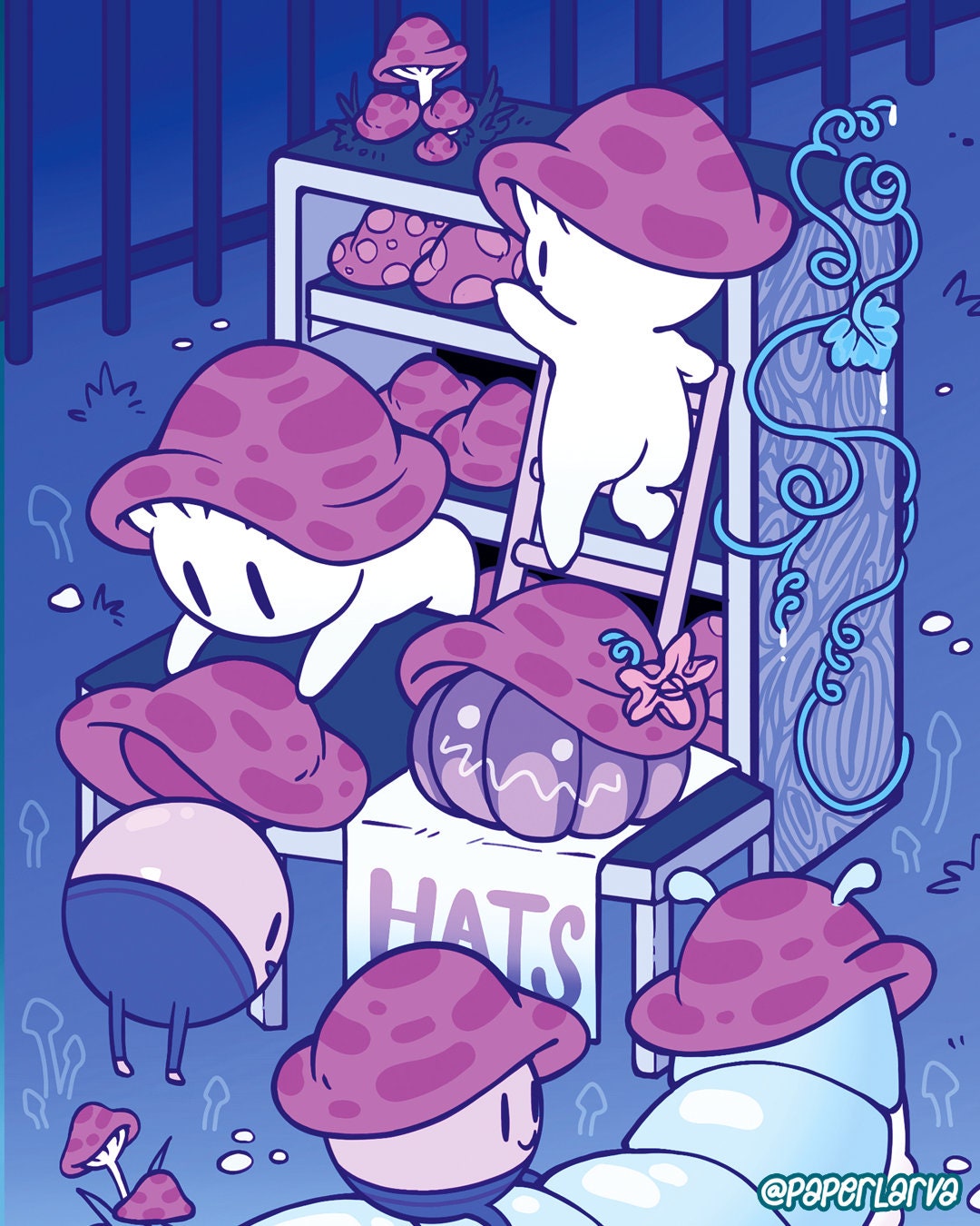 MUSCADINE Art Postcard Set