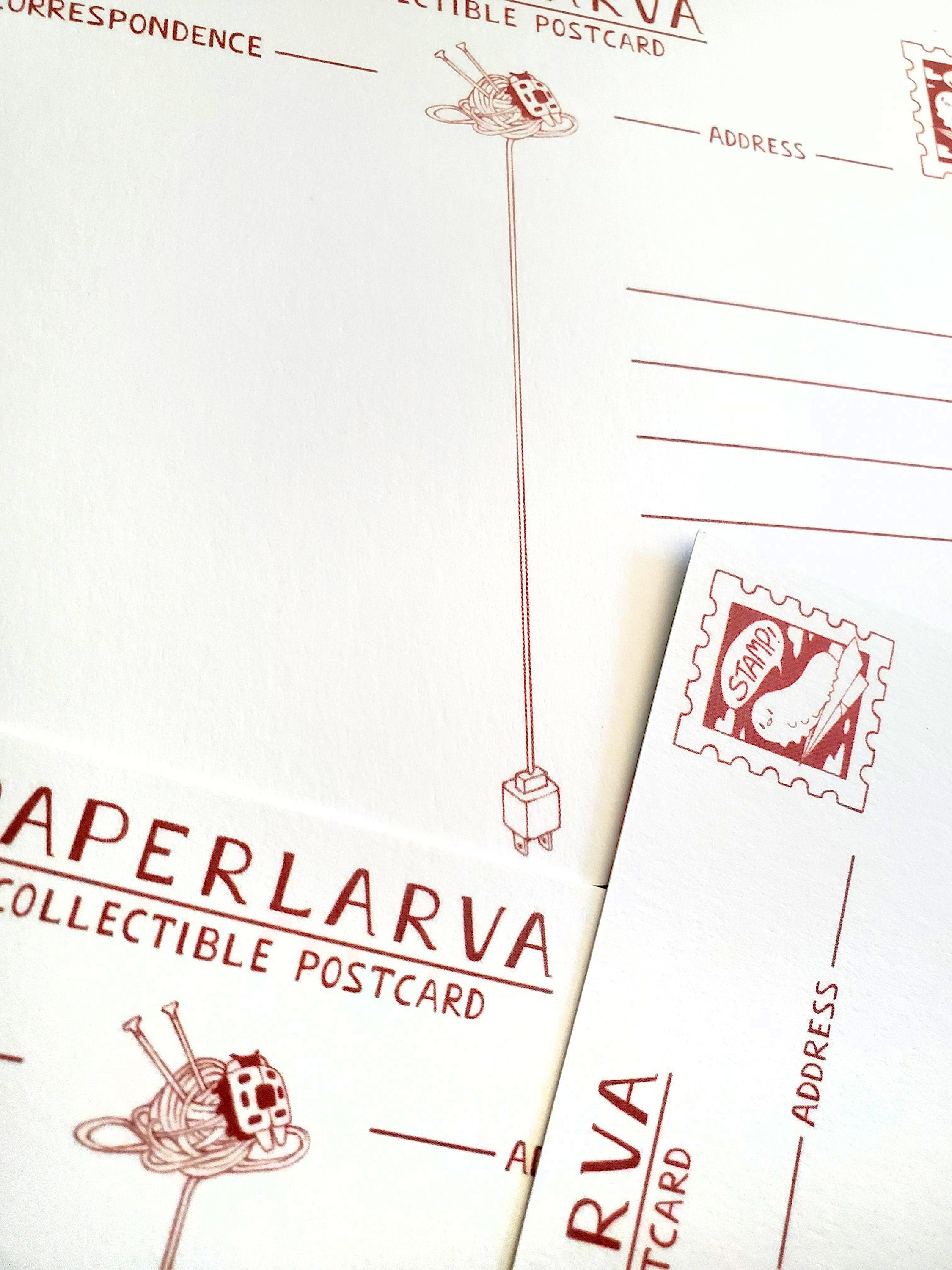 Un)LIVING ROOM Art Postcard Set