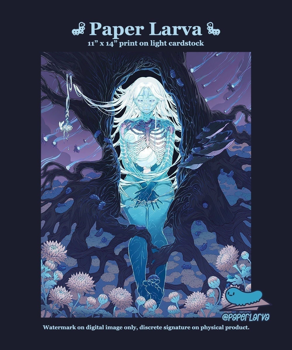 PAPER LARVA Art Print