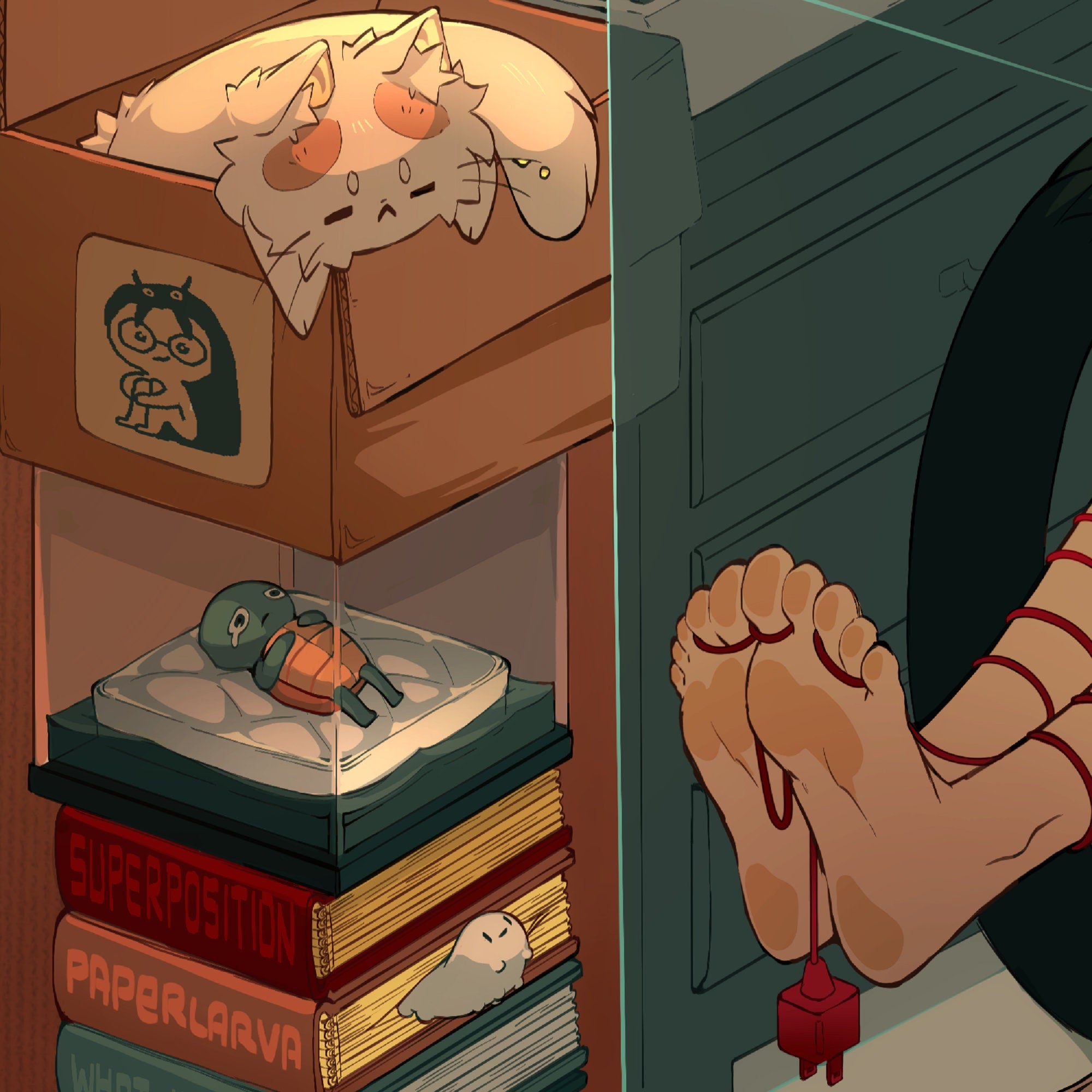 Un)LIVING ROOM Art Print