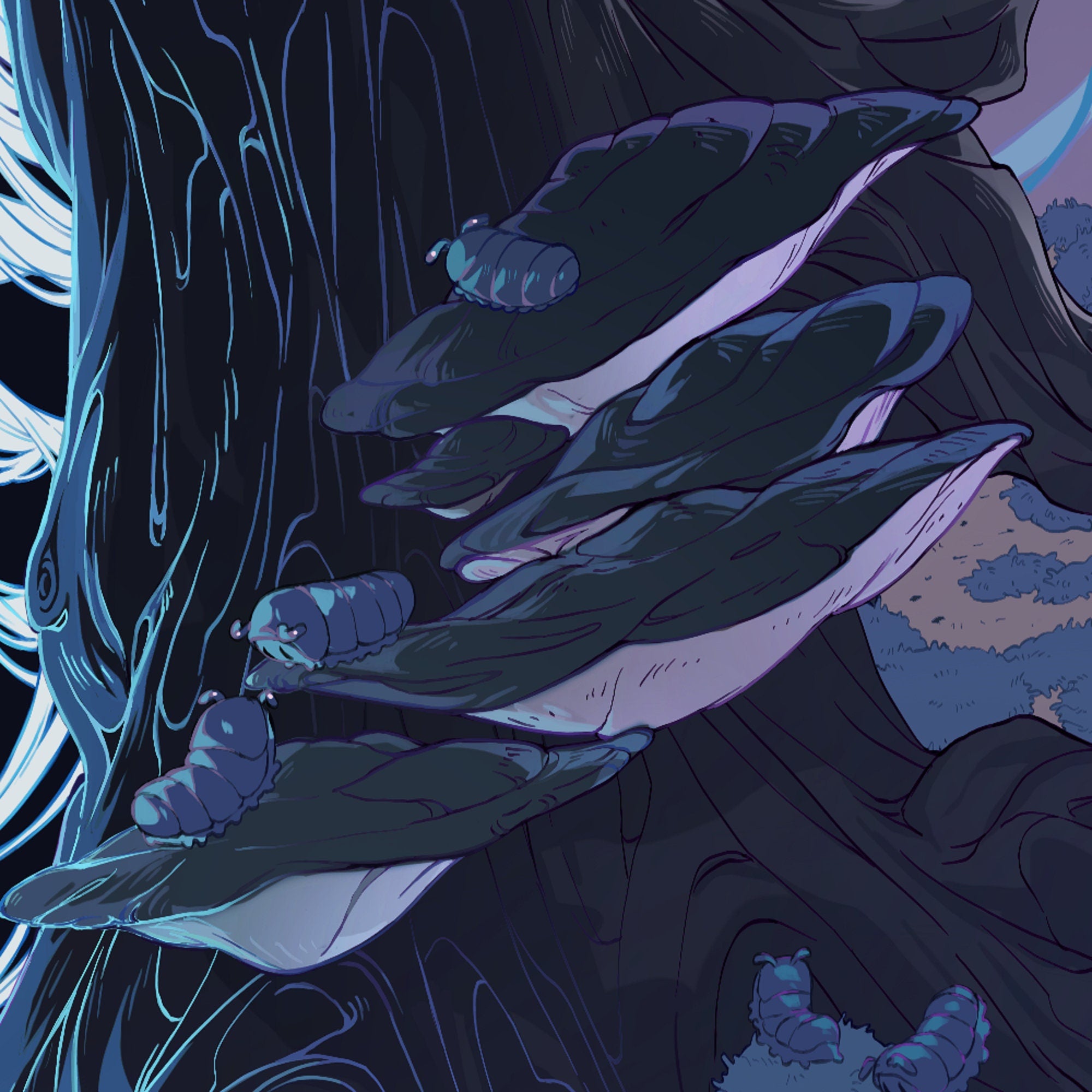 PAPER LARVA Art Print