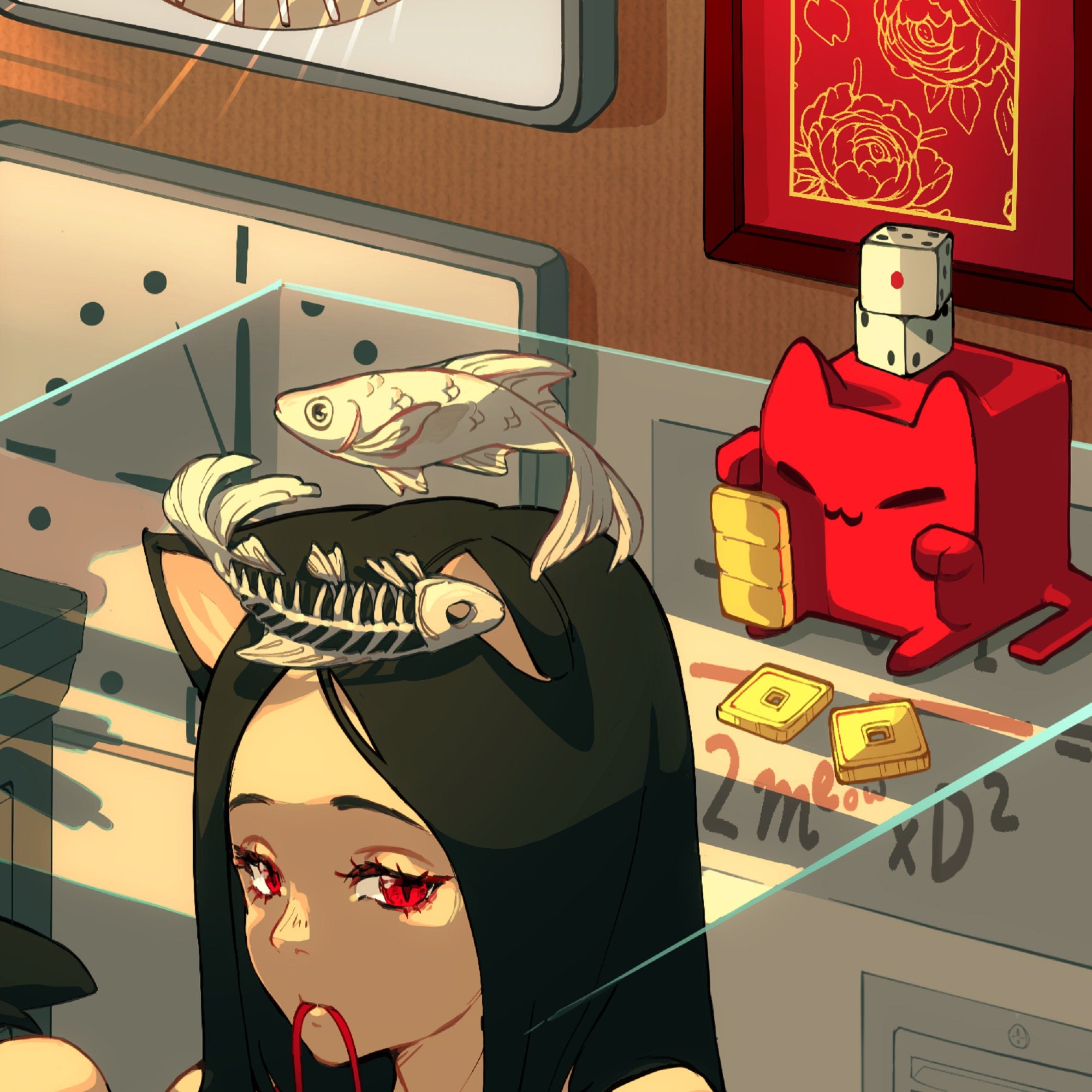 Un)LIVING ROOM Art Print