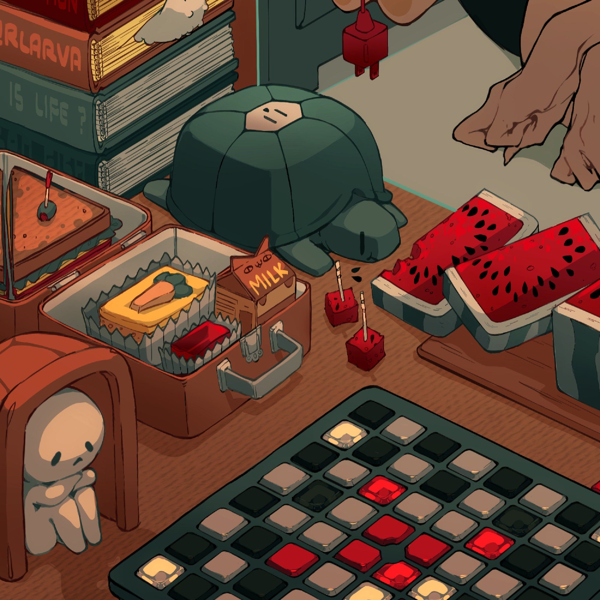 Un)LIVING ROOM Art Print