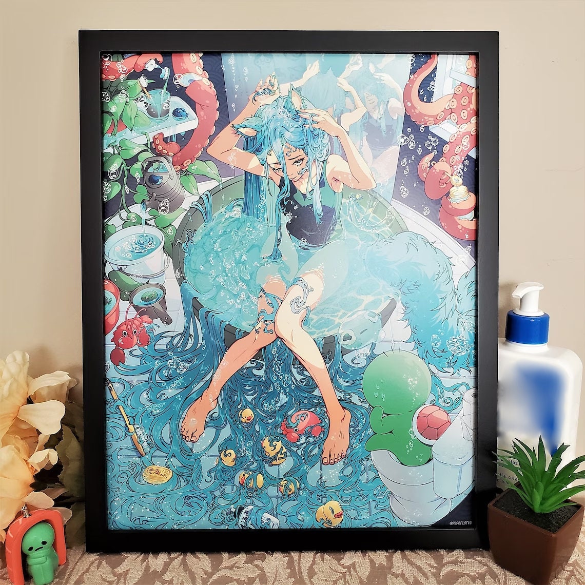 SEA DIPPER Art Print