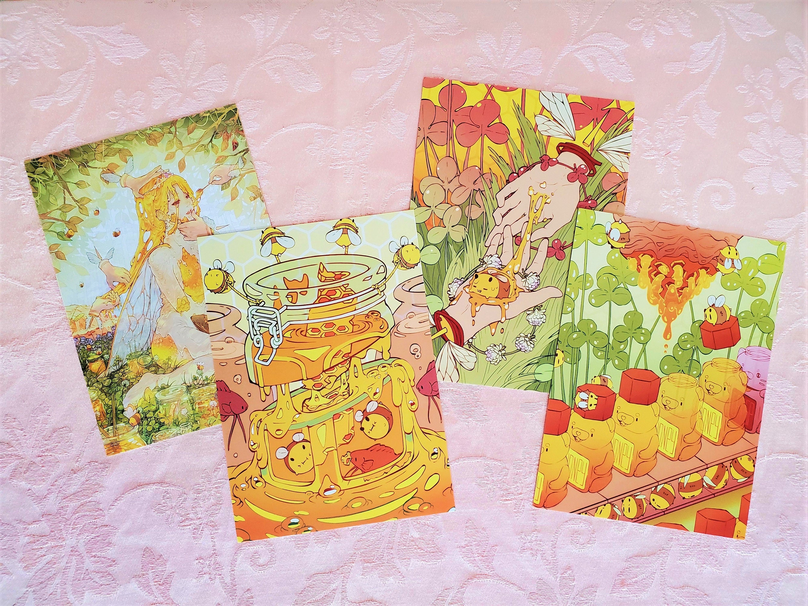 SWEET DREAMS Art Postcard Set