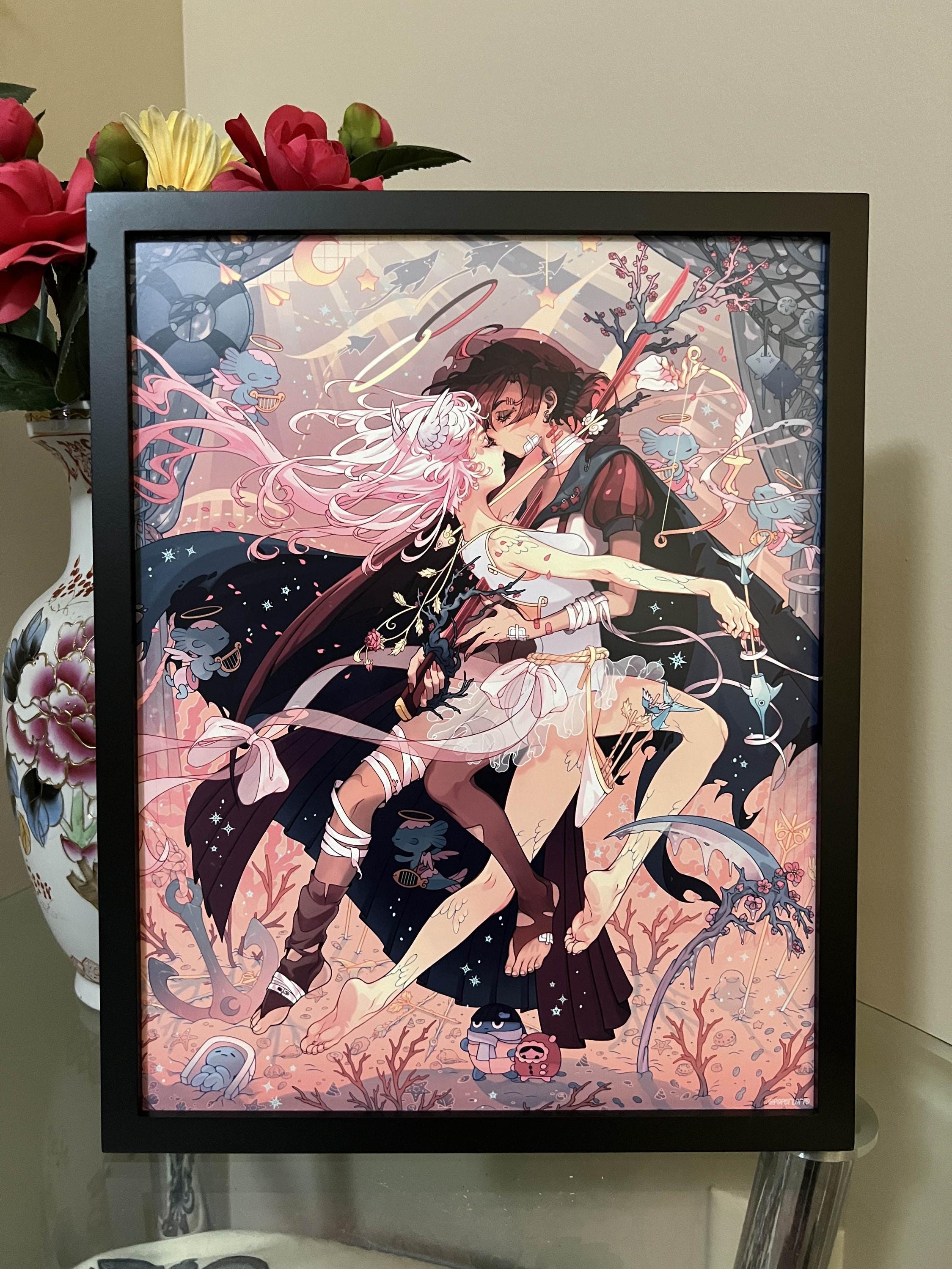 CUPID and THE REAPER Art Print
