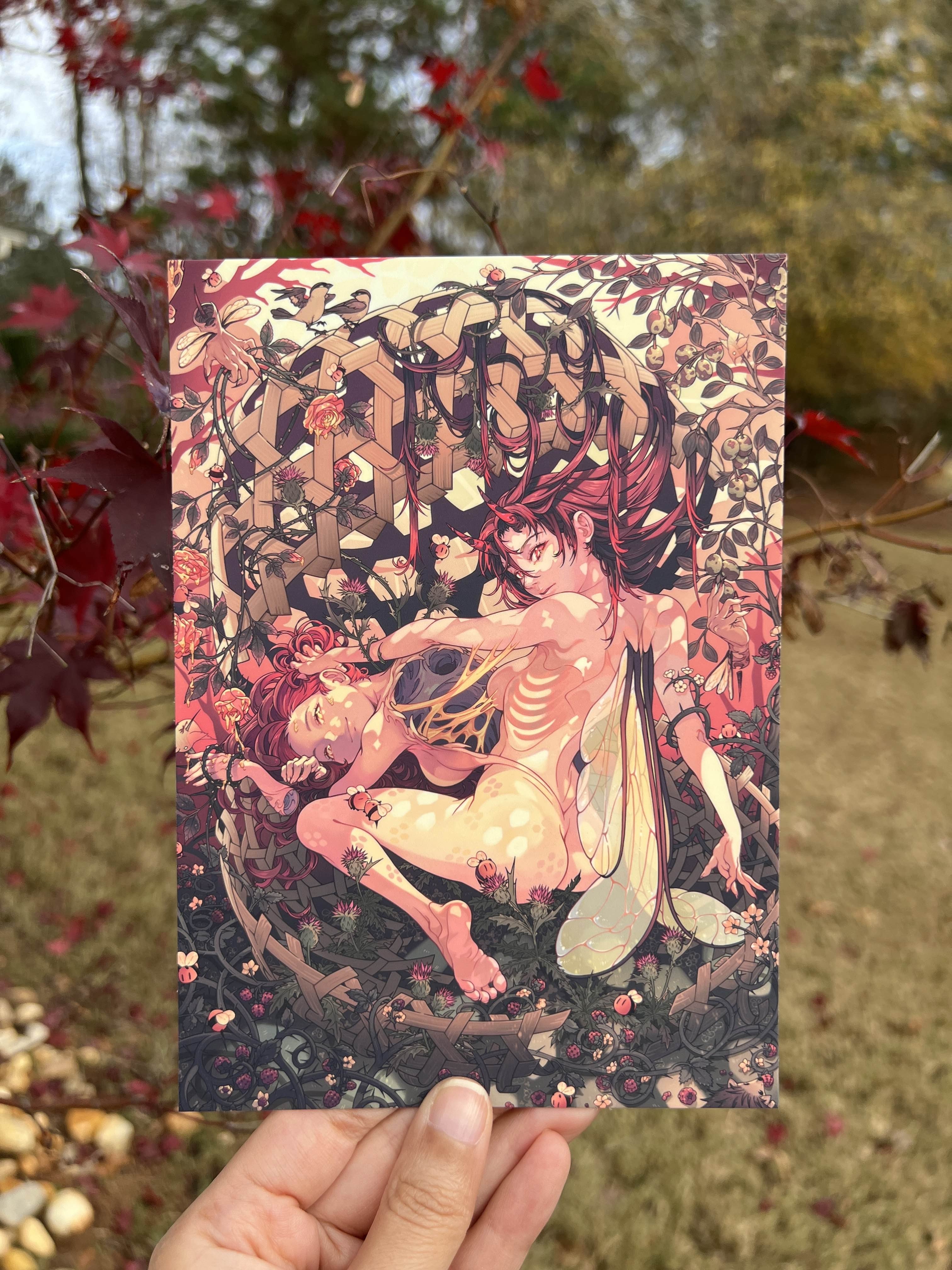 SUIT OF THORNS Art Postcard Set