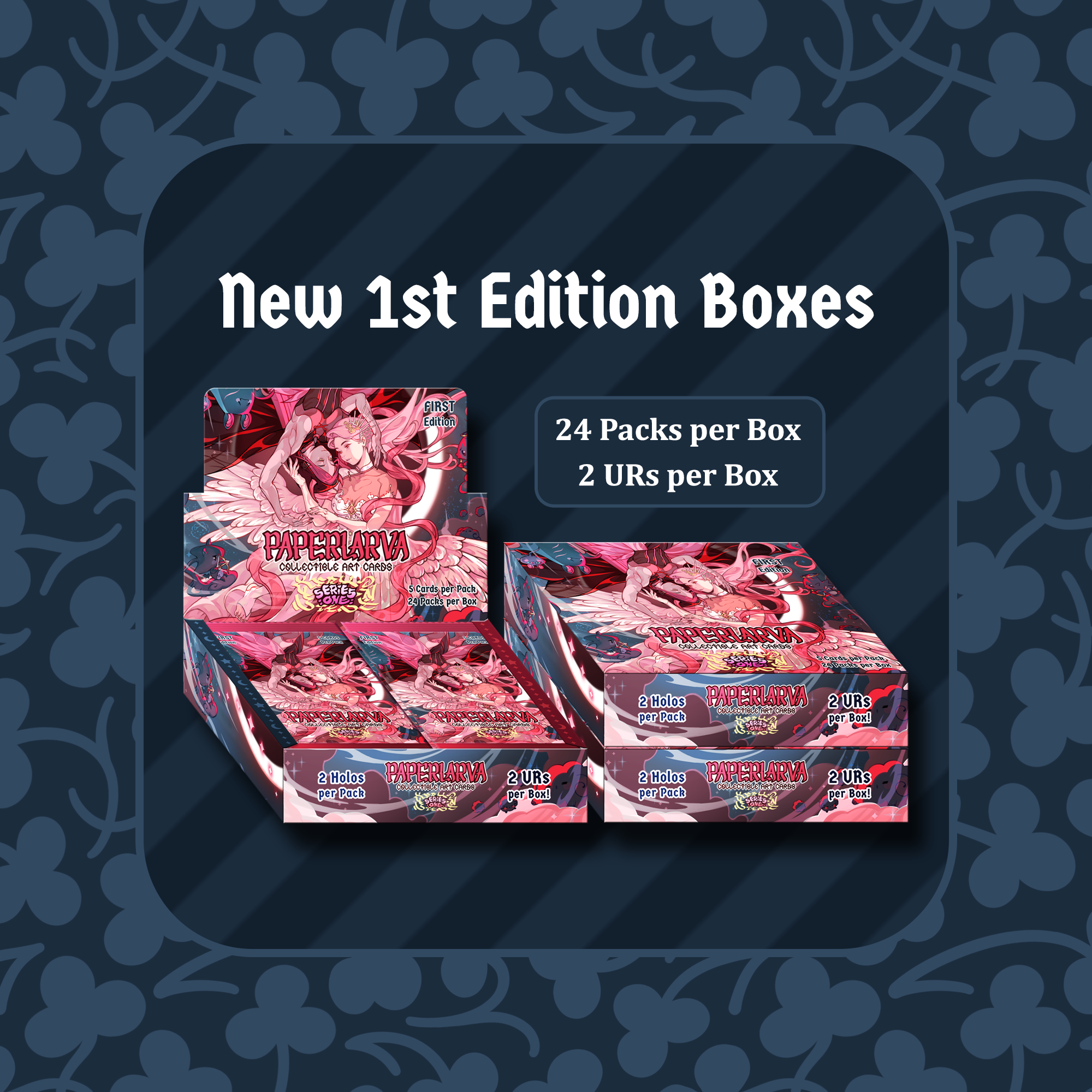 [PRE-ORDER] PAPERLARVA COLLECTIBLE ART CARDS. Series One. FIRST EDITION.
