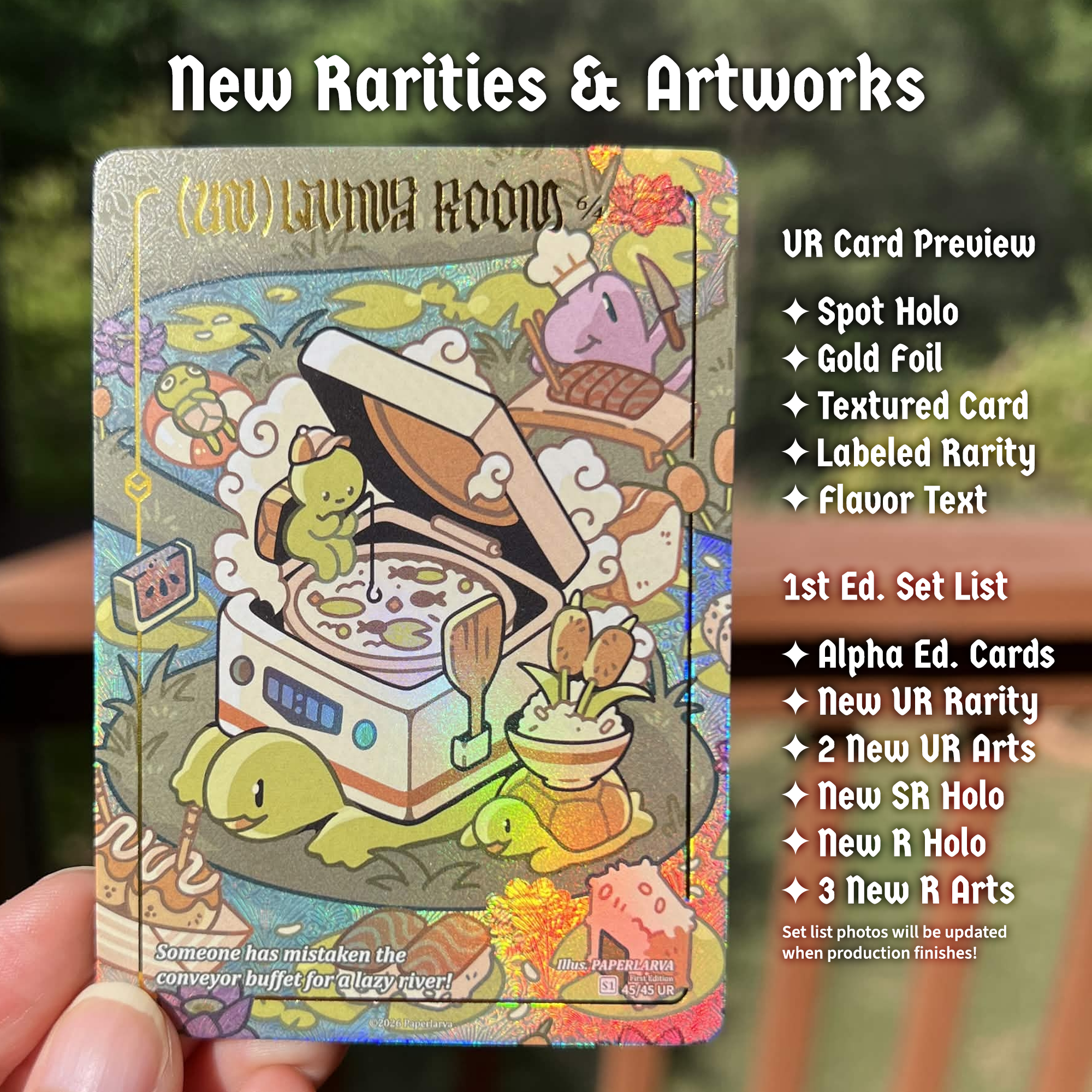 [PRE-ORDER] PAPERLARVA COLLECTIBLE ART CARDS. Series One. FIRST EDITION.