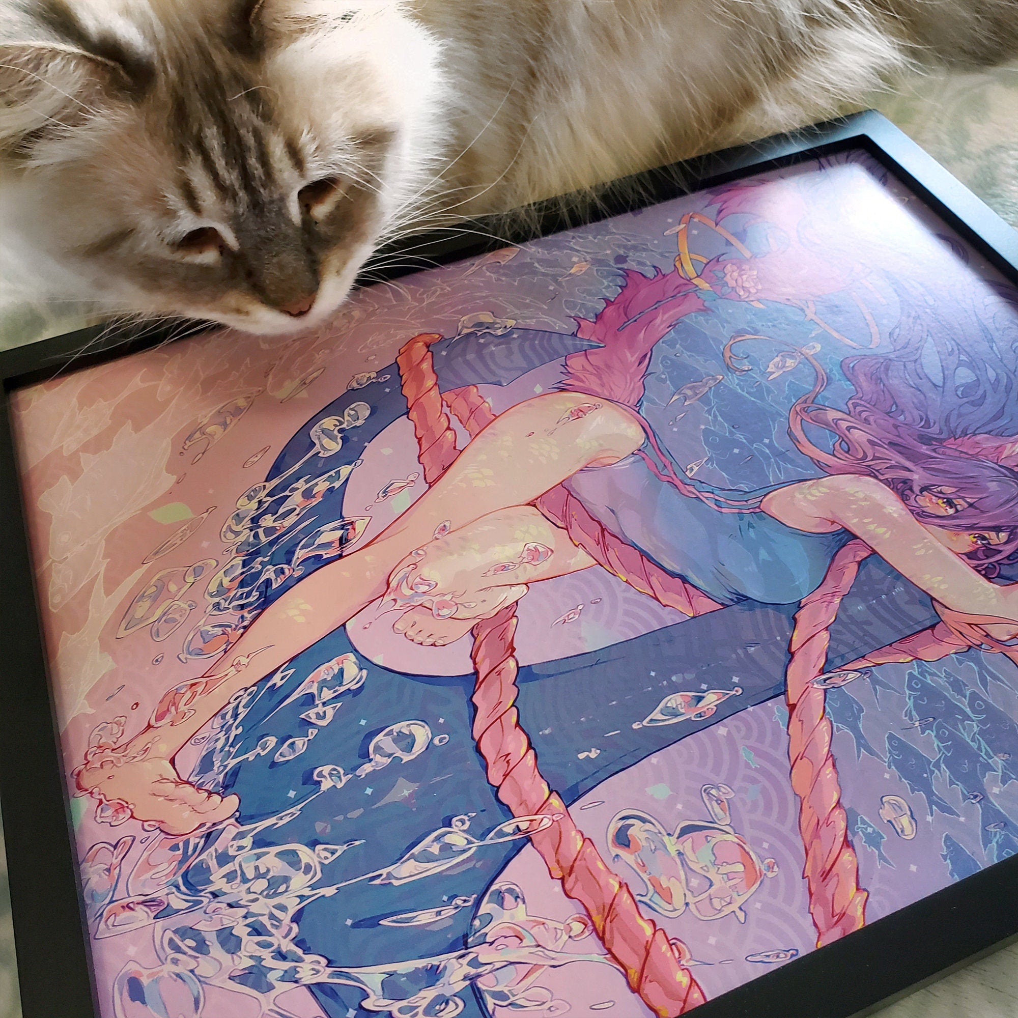 SINK OR SWIM Art Print