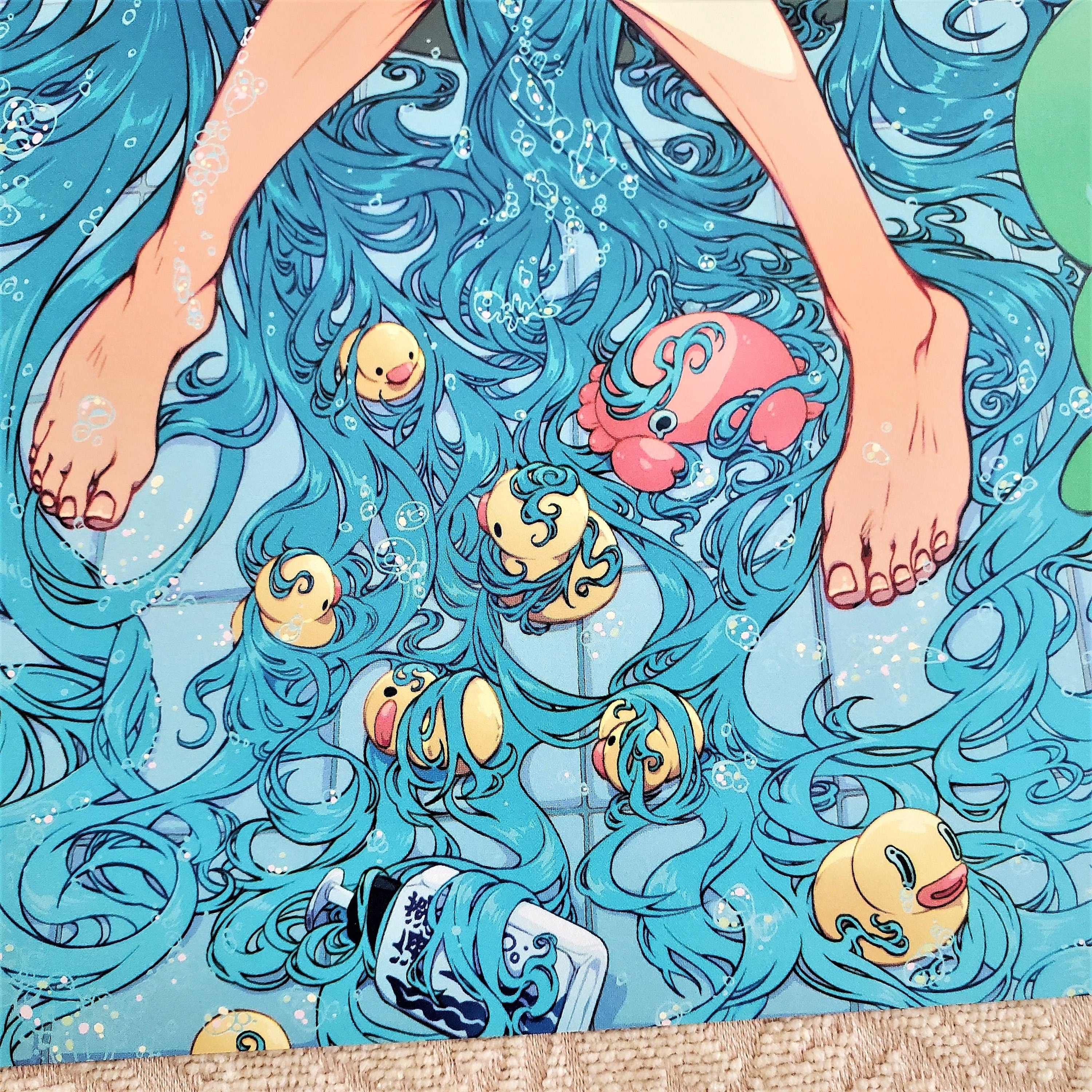 SEA DIPPER Art Print