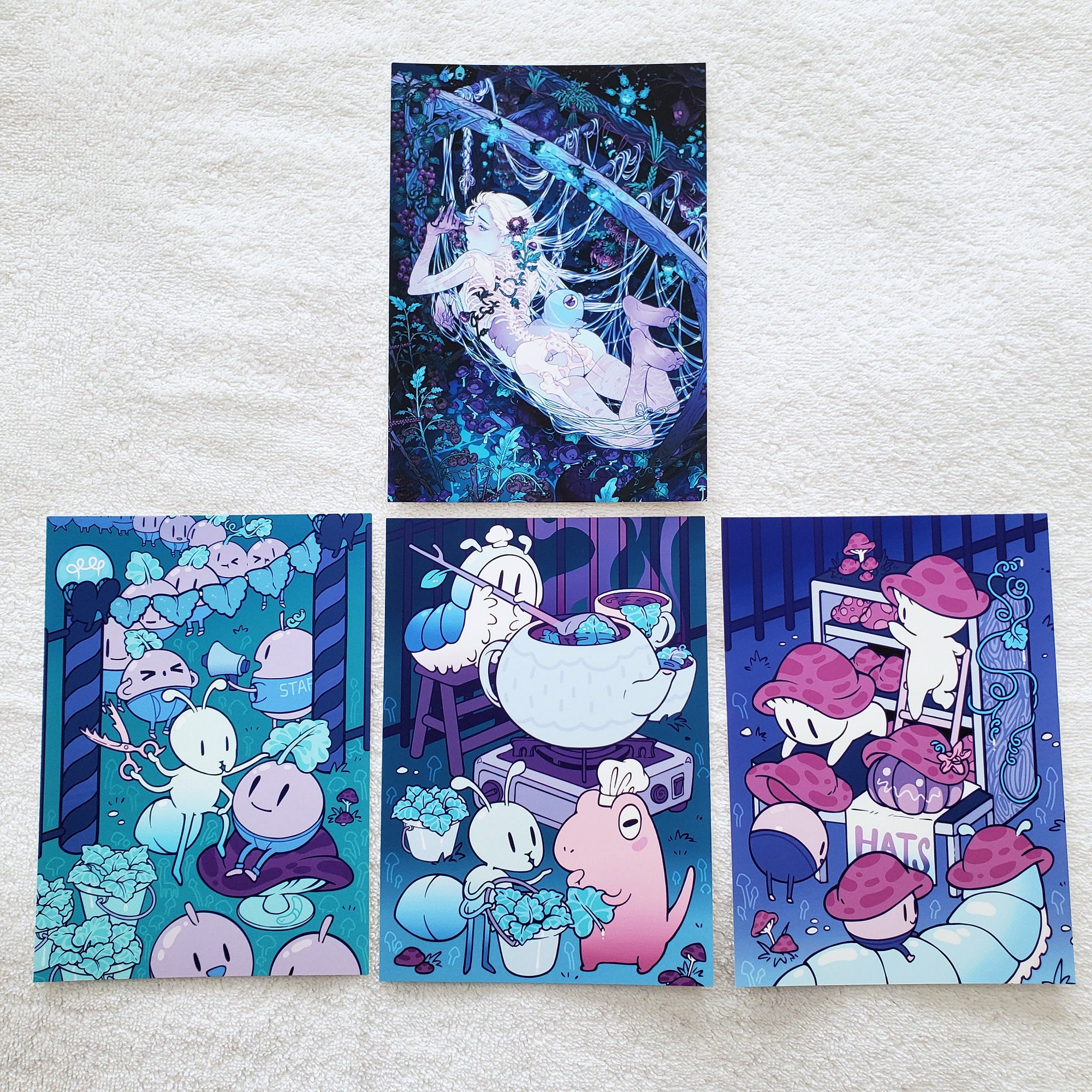 MUSCADINE Art Postcard Set