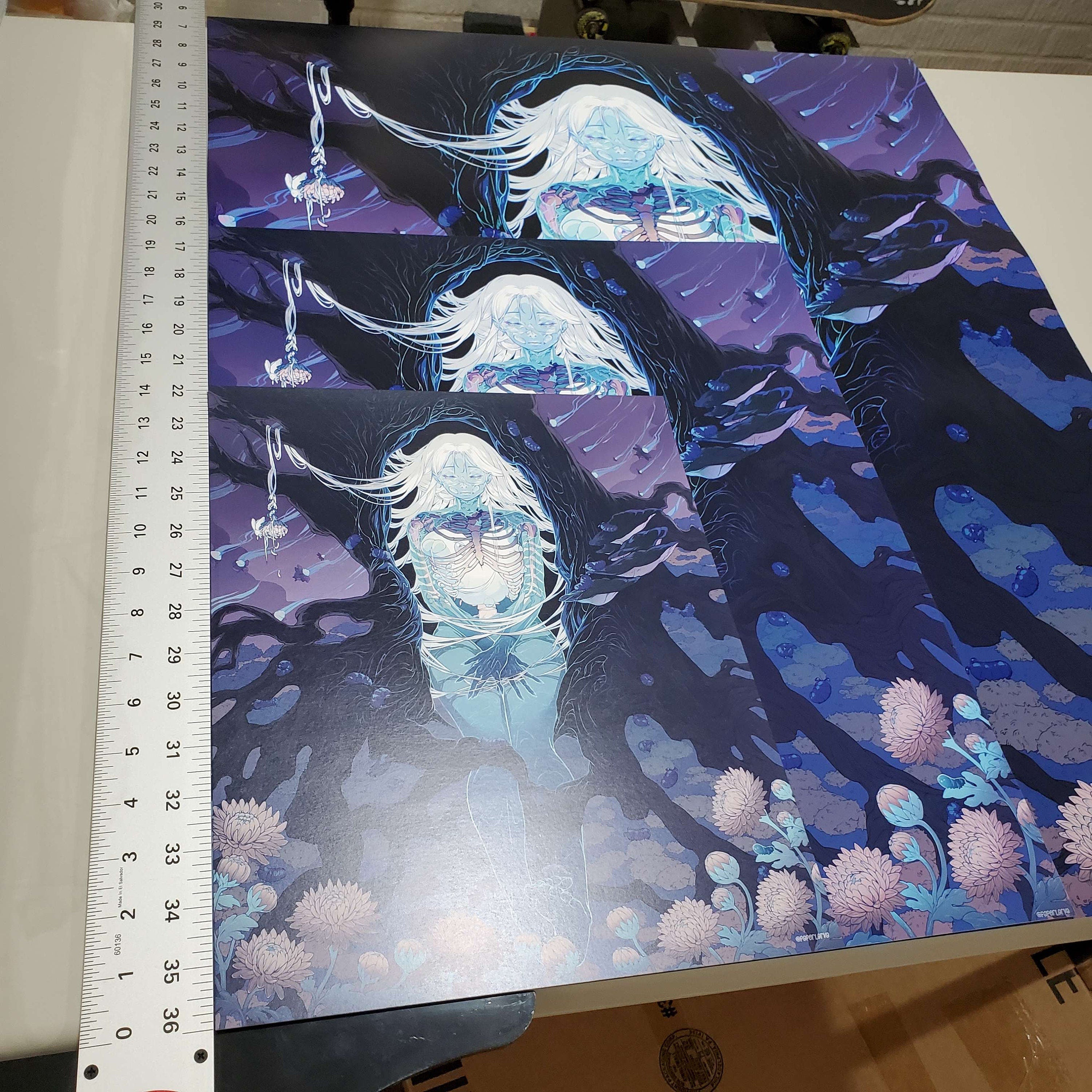 PAPER LARVA Art Print