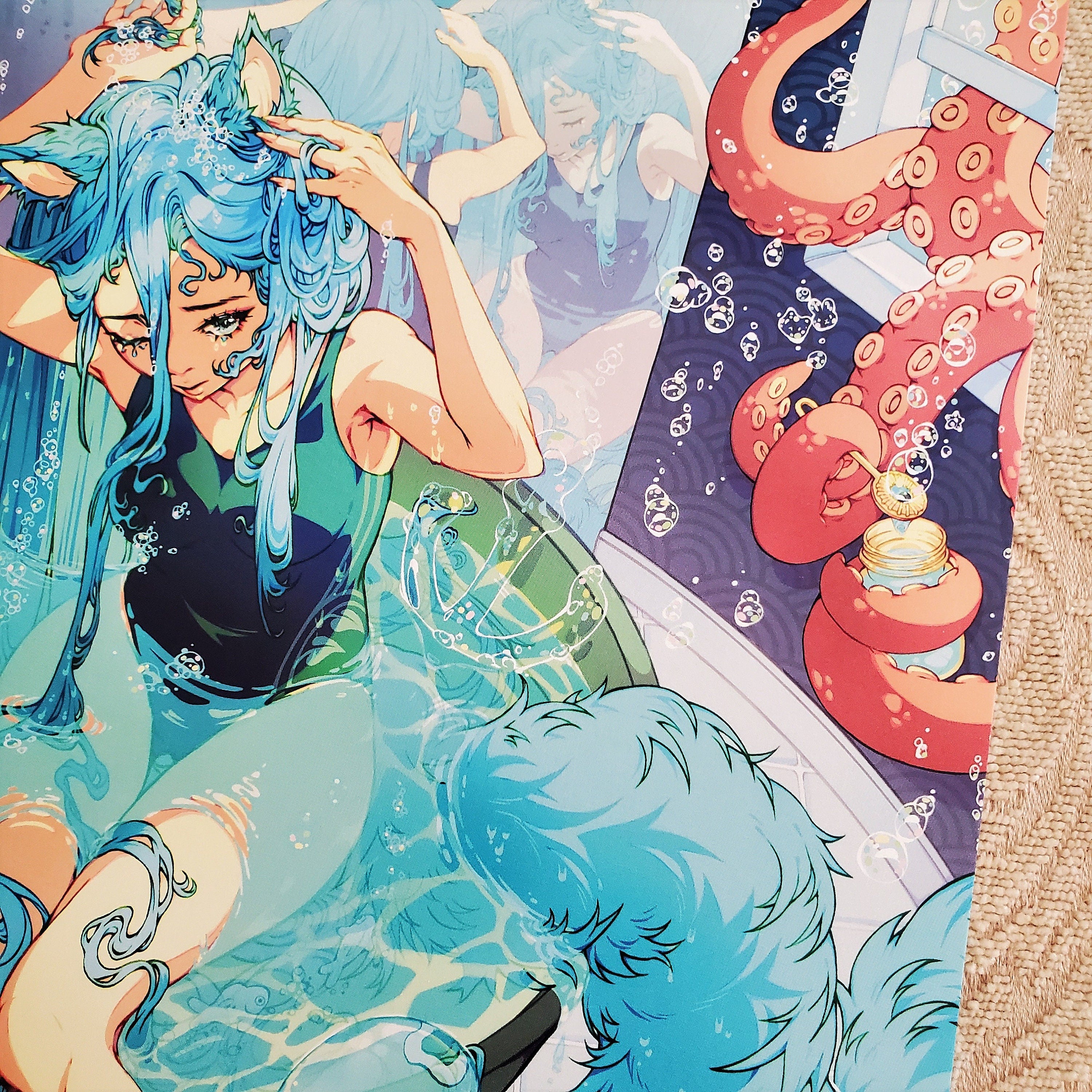 SEA DIPPER Art Print