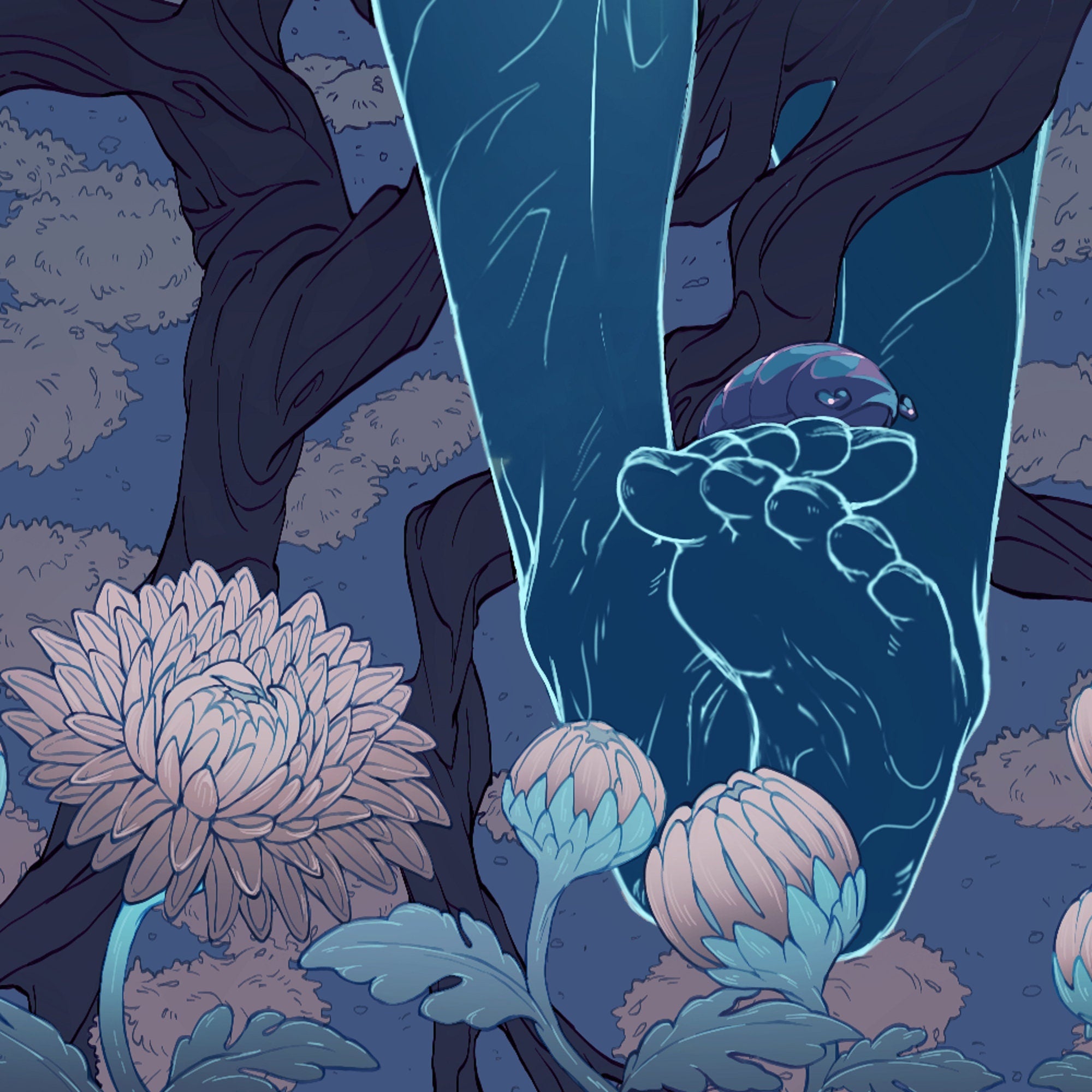 PAPER LARVA Art Print