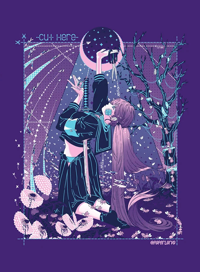 CUT HERE Short Sleeve Tee