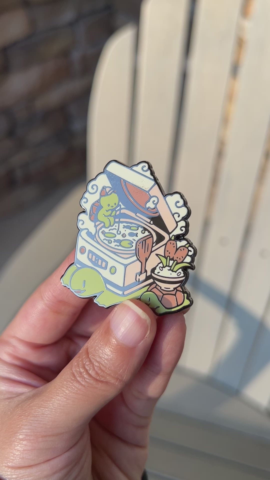 Un)LIVING ROOM Enamel Pin Set